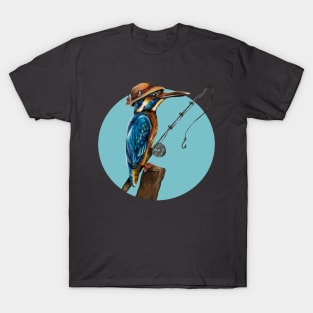 kingfisher angler T-Shirt